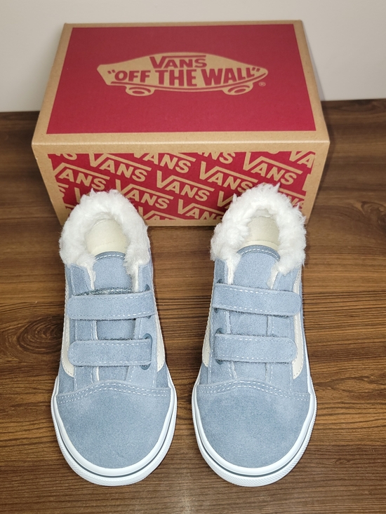 Vans Other - Vans Kids' Blue Suede Sk8-Hi Sneakers - Size 10 Toddler